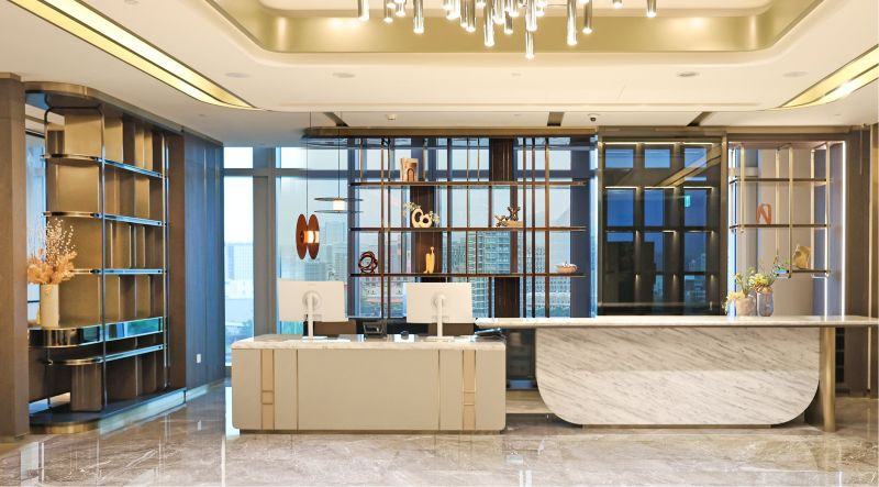 Encore Lifestyle以《時間與有機線條》為題，在台北漢來飯店六樓展示。